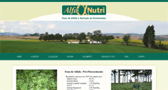 Desktop Screenshot of alfanutri.com.br
