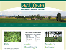 Tablet Screenshot of alfanutri.com.br
